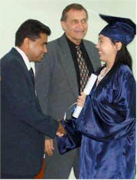 Graduation at Christian Liberty Academy in Suriname